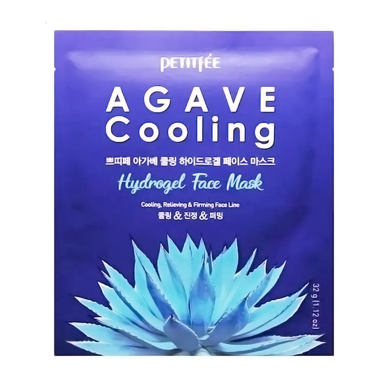 Гідрогелева охолоджувальна маска для обличчя Petitfee &amp; Koelf Agave Cooling Hydrogel Face Mask, 1 шт