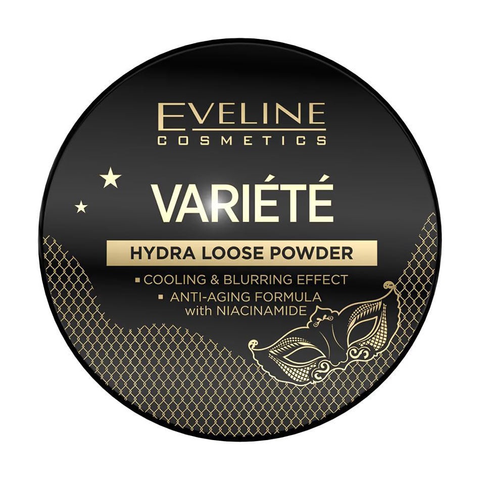 Розсипчаста охолоджувальна пудра для обличчя Eveline Cosmetics Variete Hydra Loose Powder, 5 г